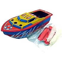 ブリキのオモチャ　ボート ブリキのオモチャ ボート